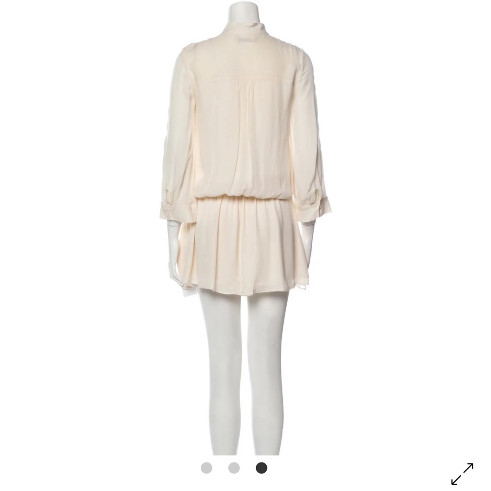 Cream Long Sleeve Dress - Picture 2 of 4